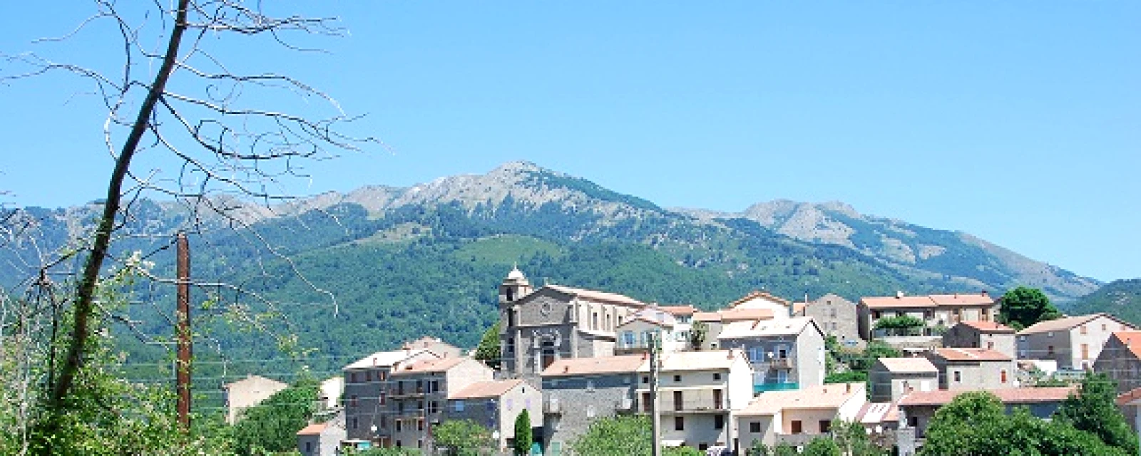Vue de Cozzano, Corse-du-Sud