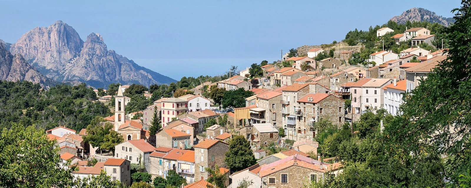 Vue de Évisa, Corse-du-Sud