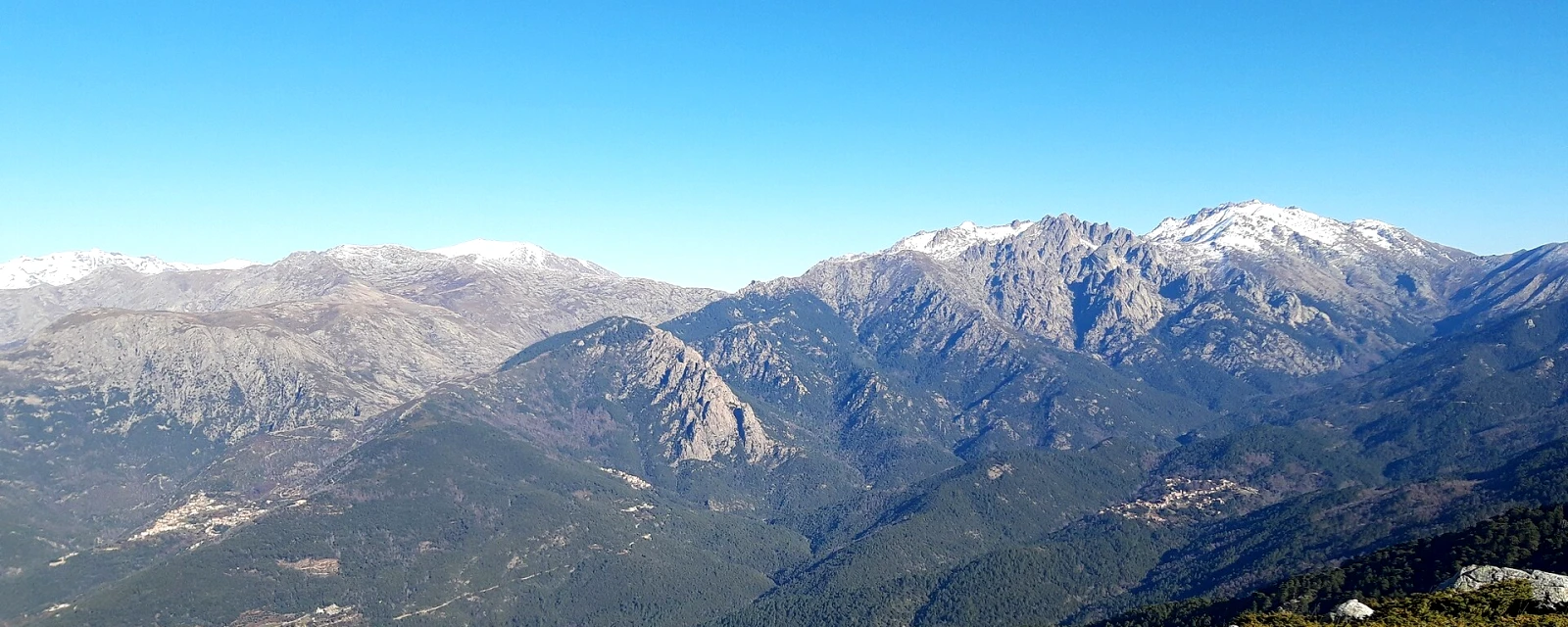 Vue de Guagno, Corse-du-Sud