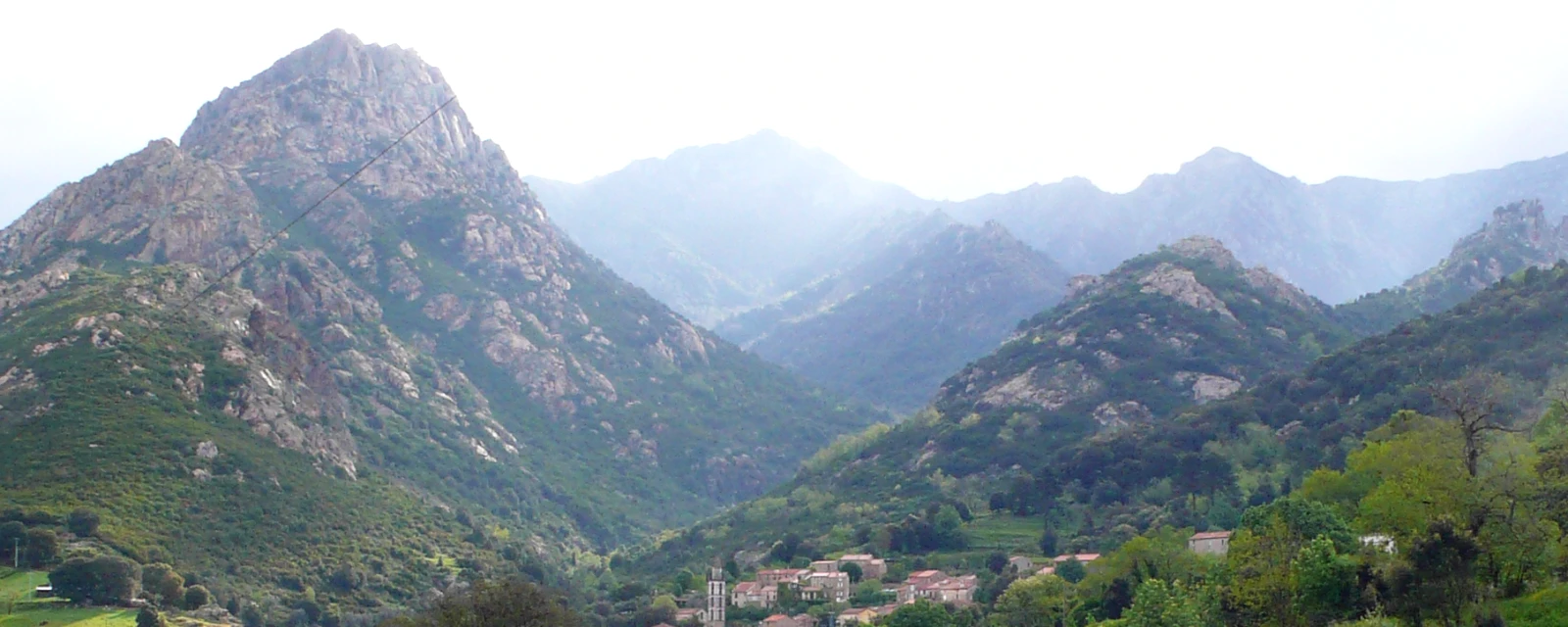 Vue de Peri, Corse-du-Sud