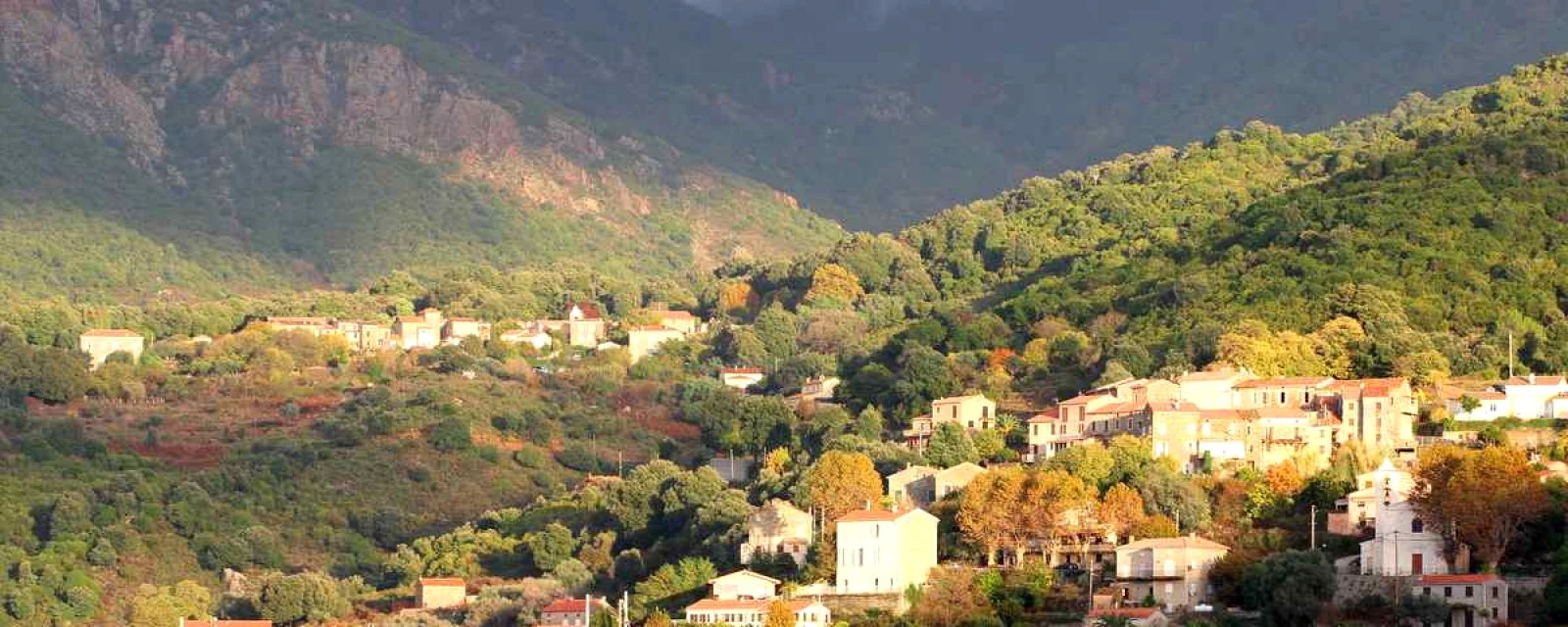 Vue de Sant'Andréa-d'Orcino, Corse-du-Sud
