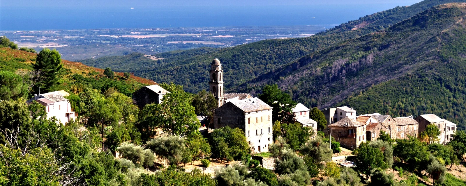 Vue de Ampriani, Haute-Corse