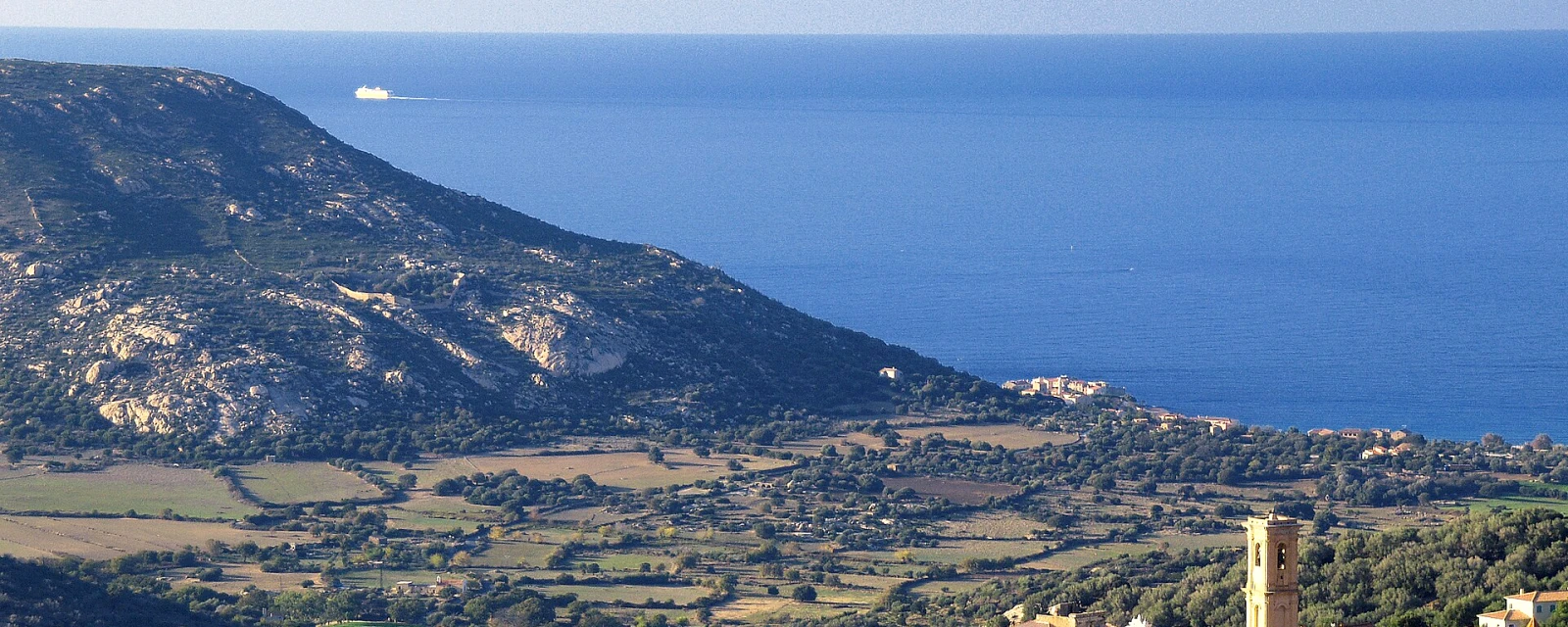 Vue de Aregno, Haute-Corse