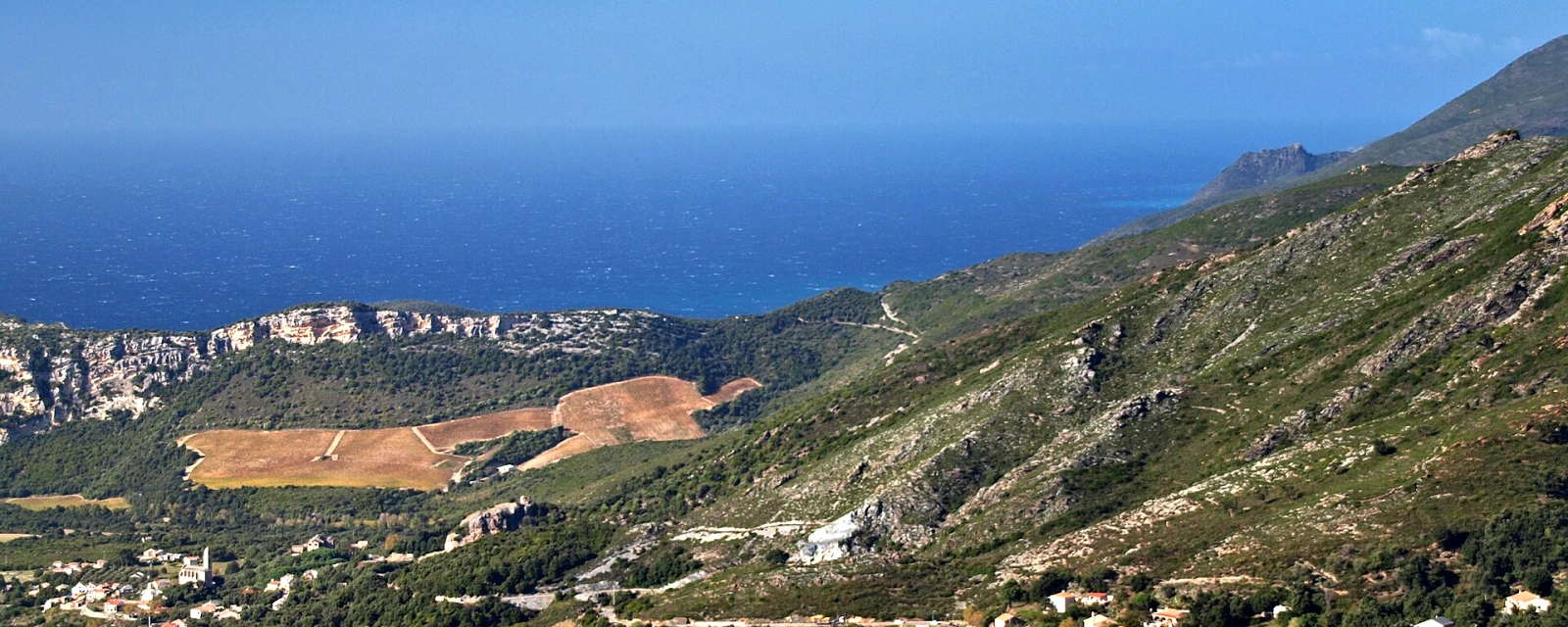 Vue de Barbaggio, Haute-Corse