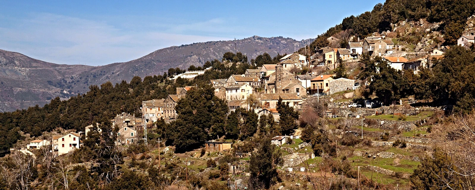 Vue de Bisinchi, Haute-Corse