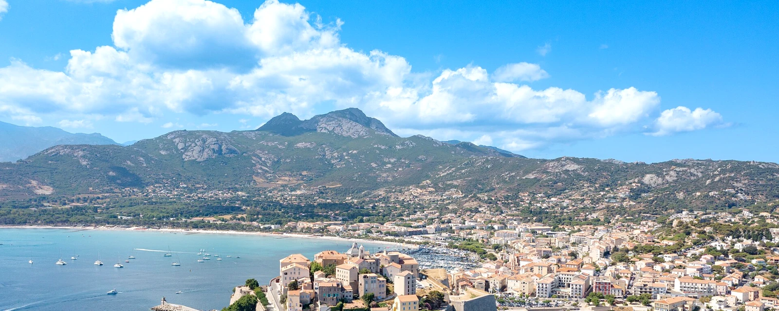 Vue de Calvi, Haute-Corse