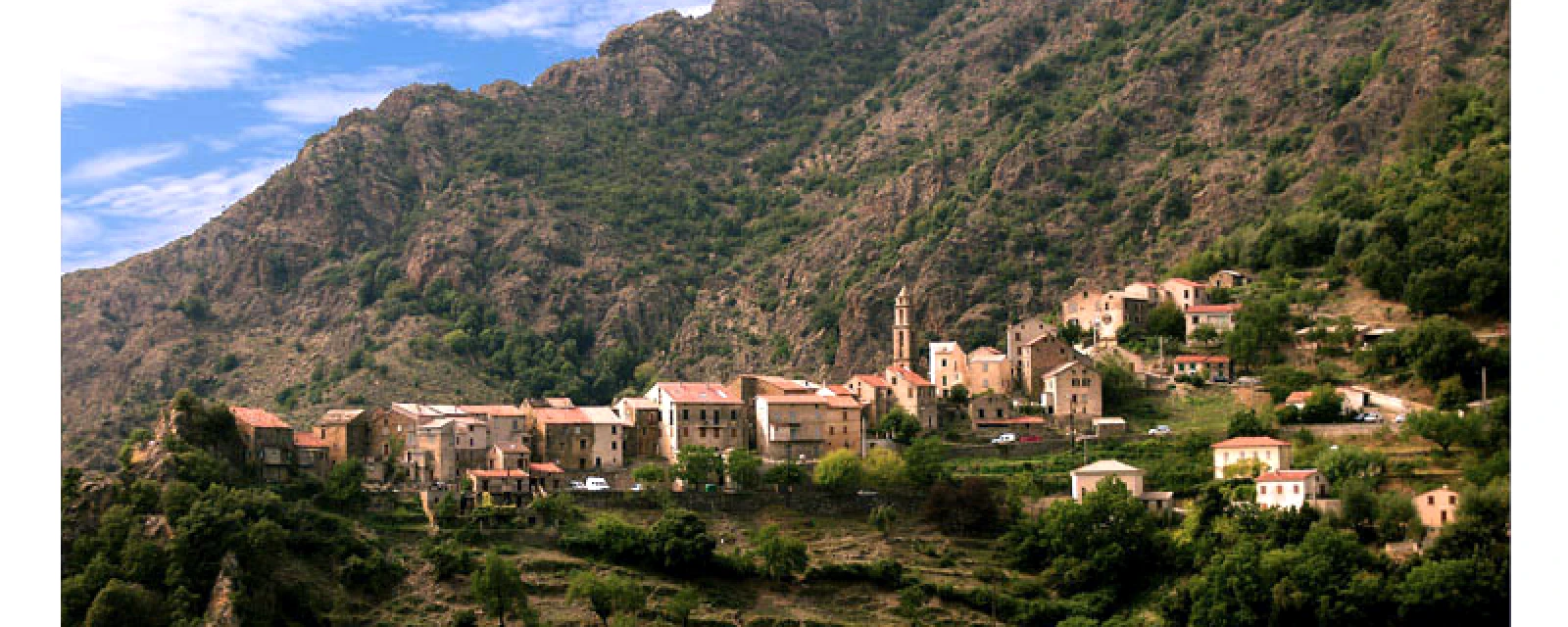 Vue de Castellare-di-Mercurio, Haute-Corse