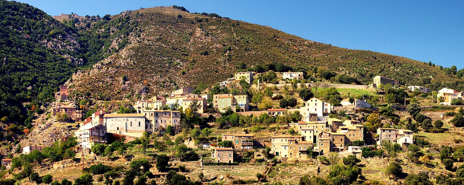 Vue de Castifao, Haute-Corse
