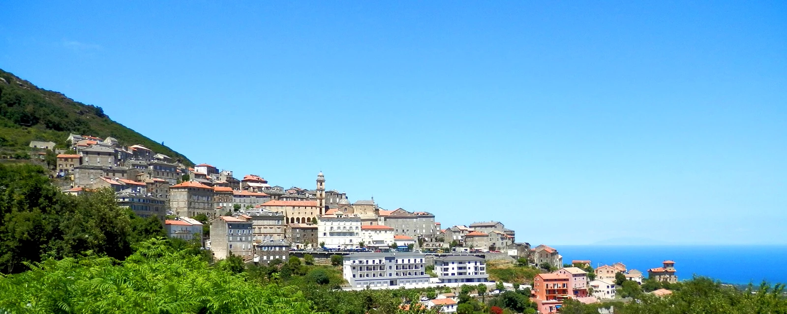 Vue de Cervione, Haute-Corse