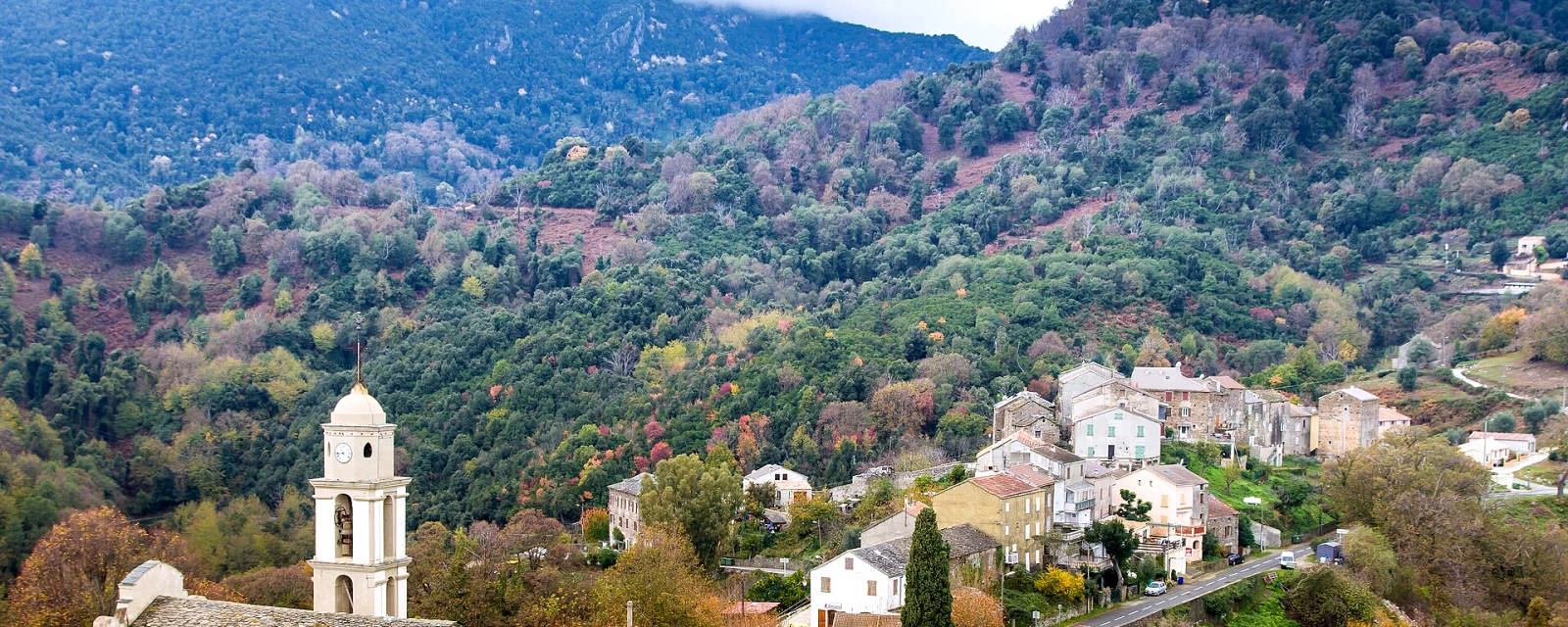 Vue de Chiatra, Haute-Corse