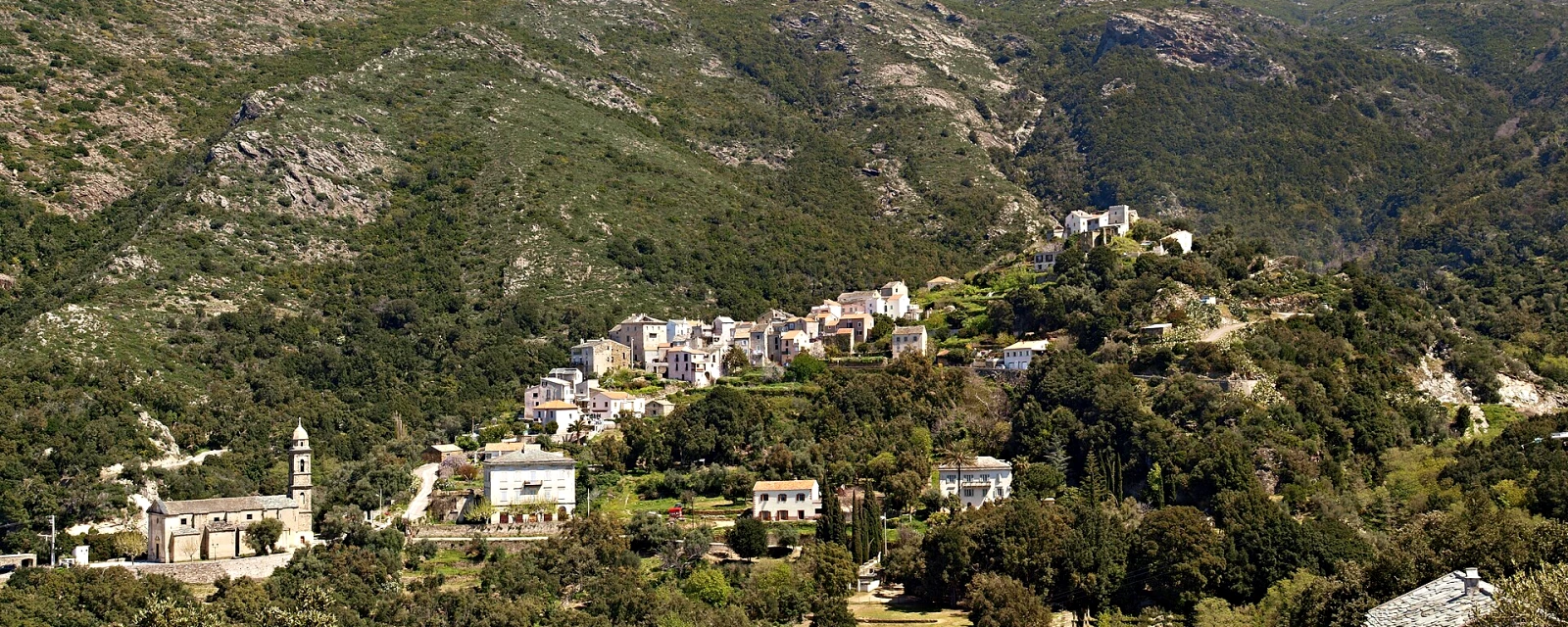 Vue de Farinole, Haute-Corse