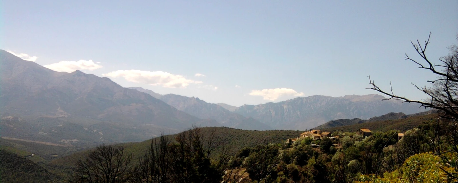 Vue de Favalello, Haute-Corse