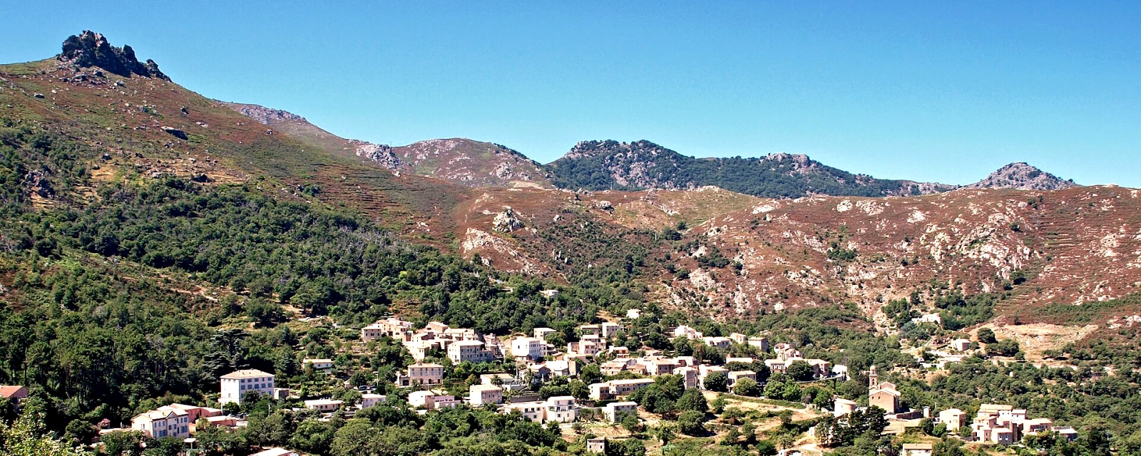 Vue de Feliceto, Haute-Corse
