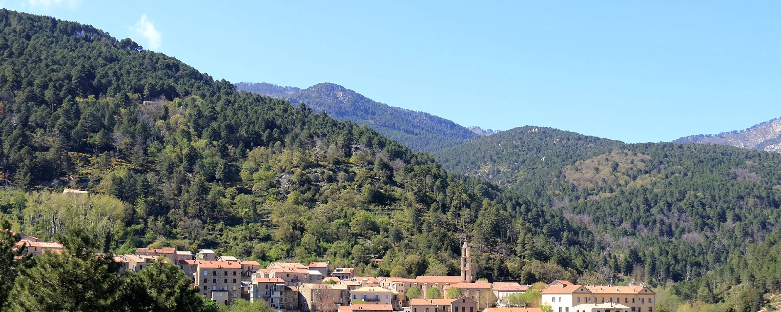 Vue de Ghisoni, Haute-Corse