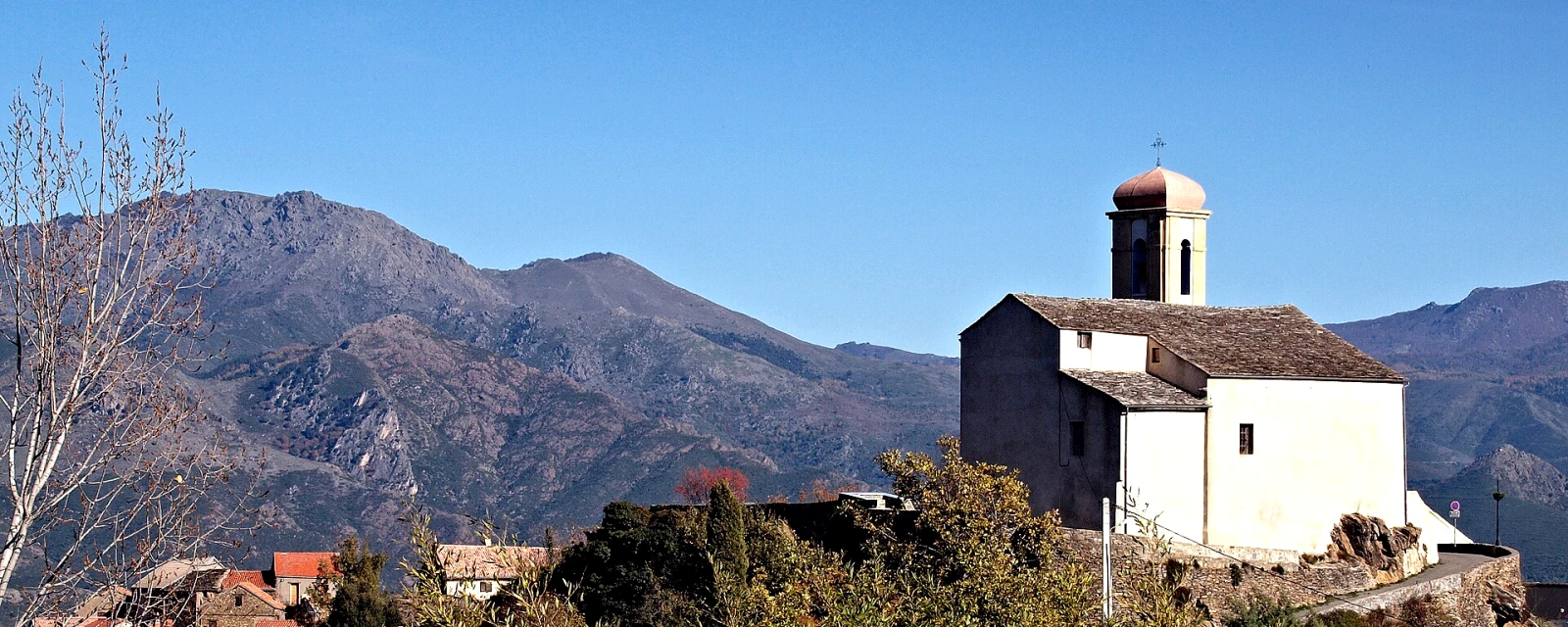 Vue de Poggio-di-Venaco, Haute-Corse
