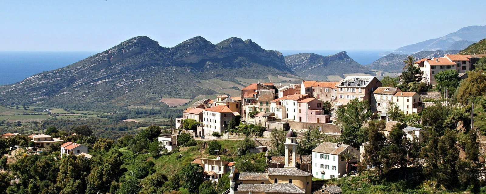 Vue de Poggio-d'Oletta, Haute-Corse