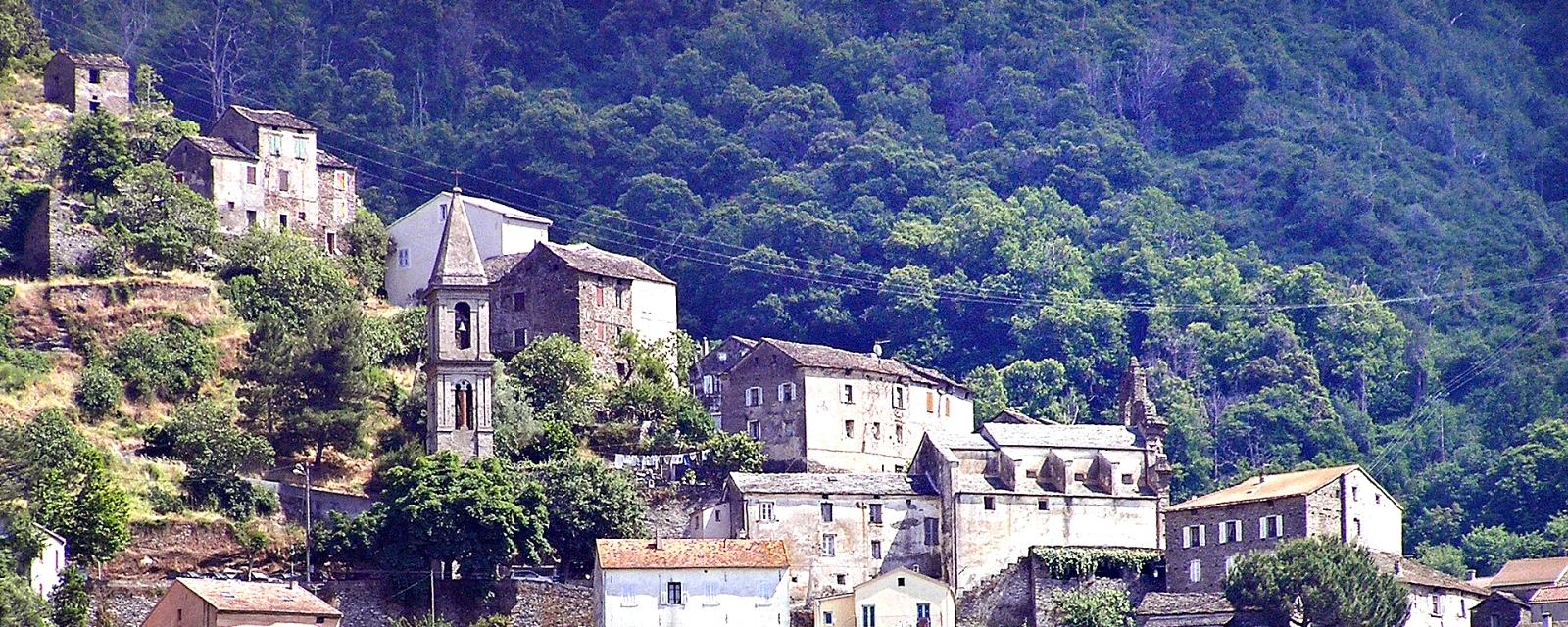 Vue de Prunelli-di-Casacconi, Haute-Corse