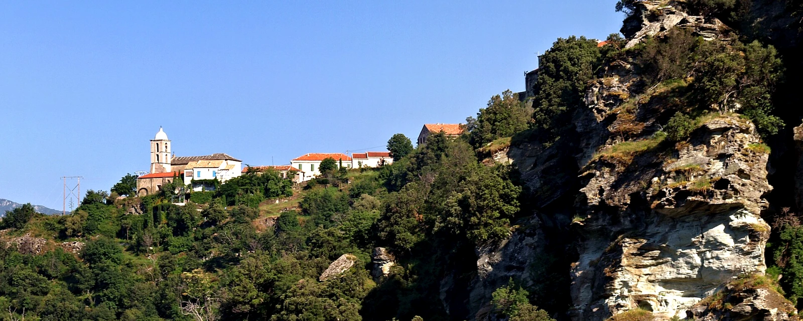 Vue de San-Gavino-di-Tenda, Haute-Corse