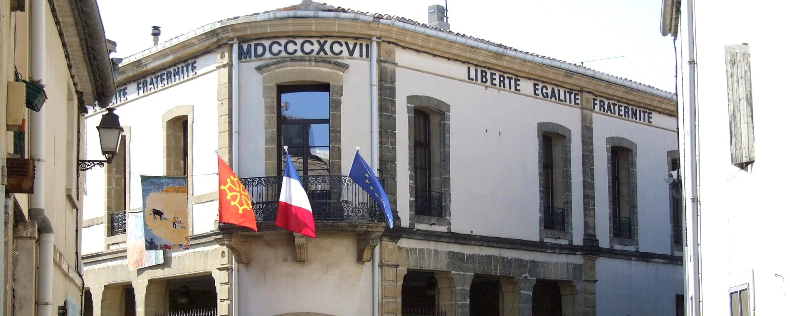 Vue de Aigues-Vives, Gard