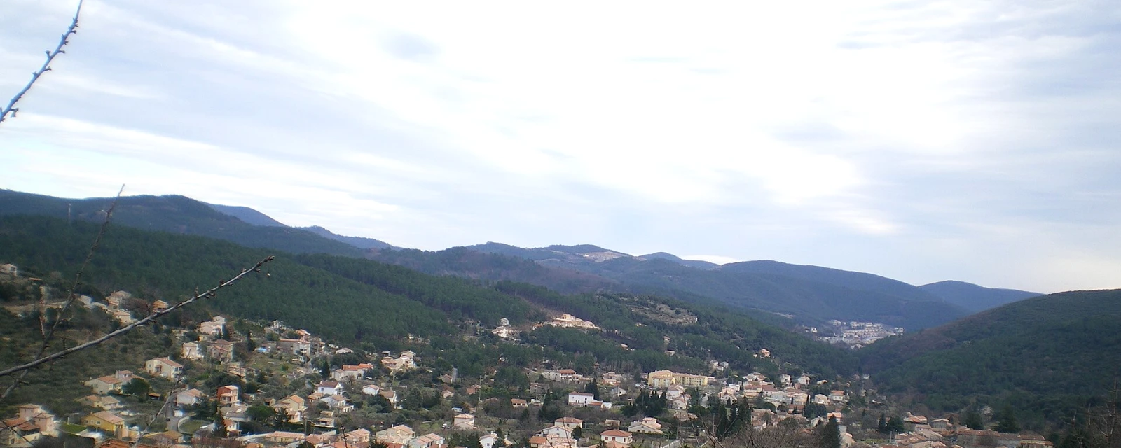 Vue de Branoux-les-Taillades, Gard