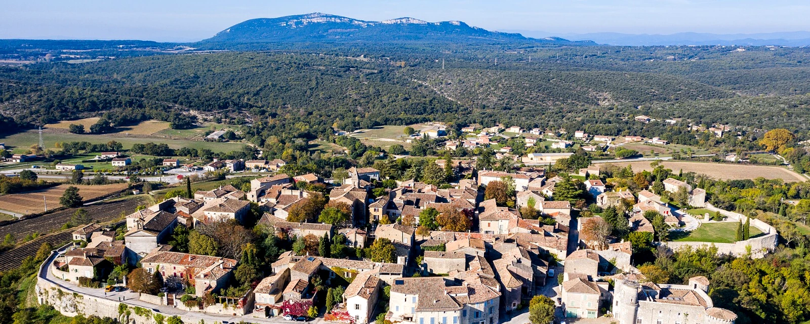 Vue de Lussan, Gard