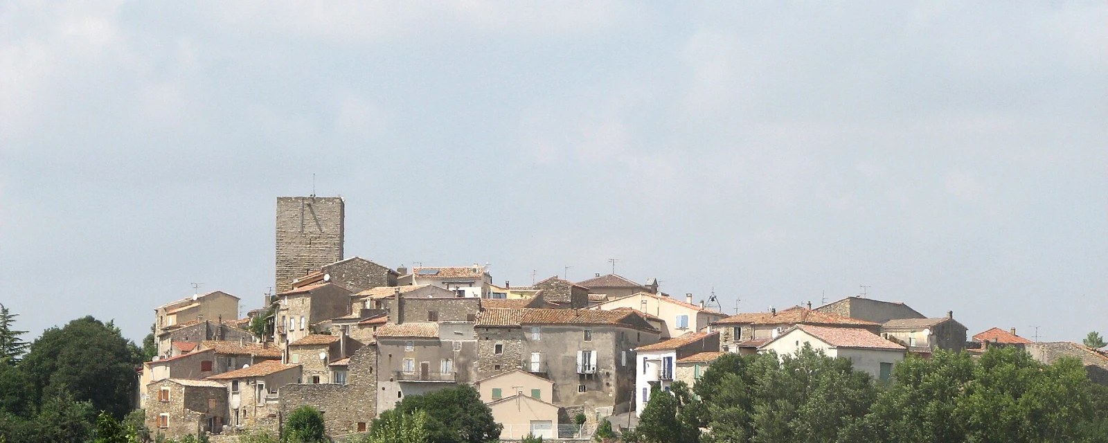 Vue de Moussac, Gard