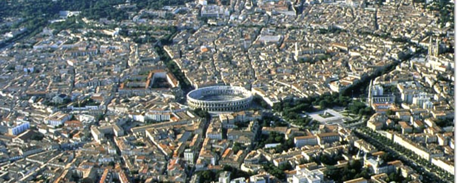 Vue de Nîmes, Gard