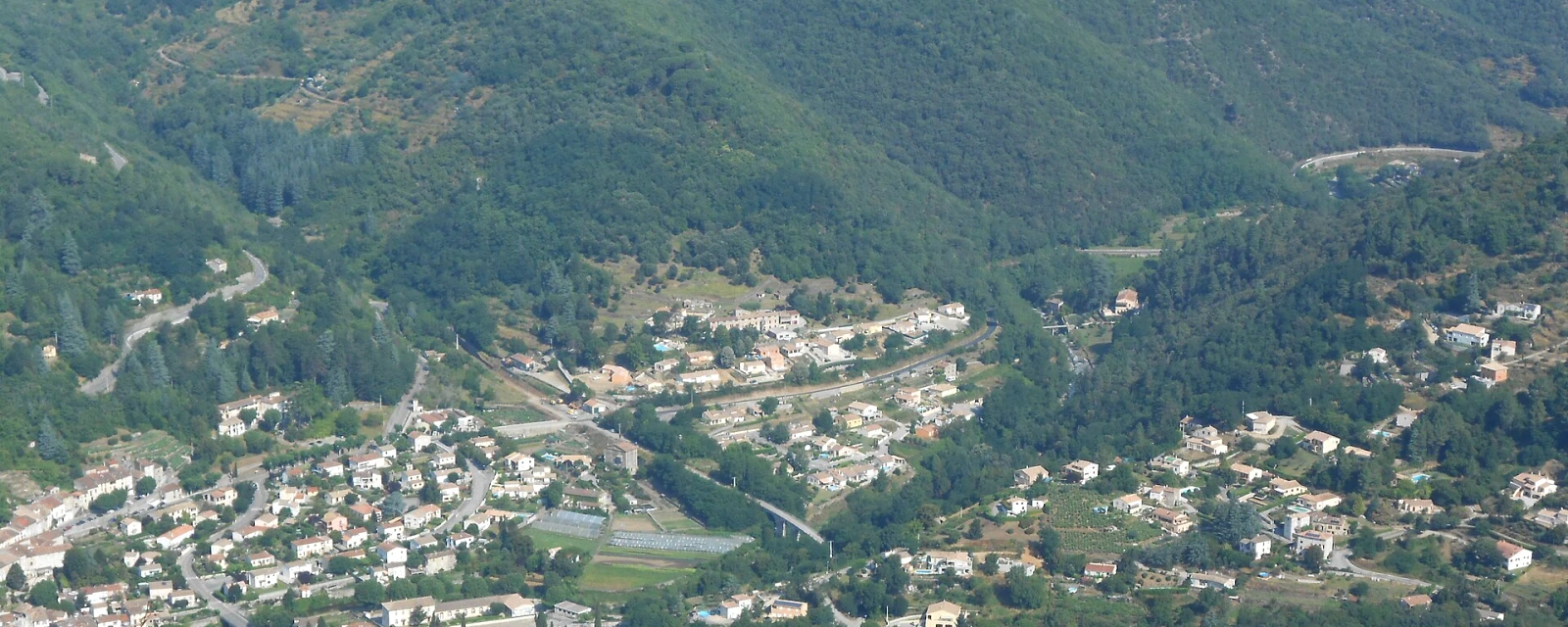 Vue de Sumène, Gard