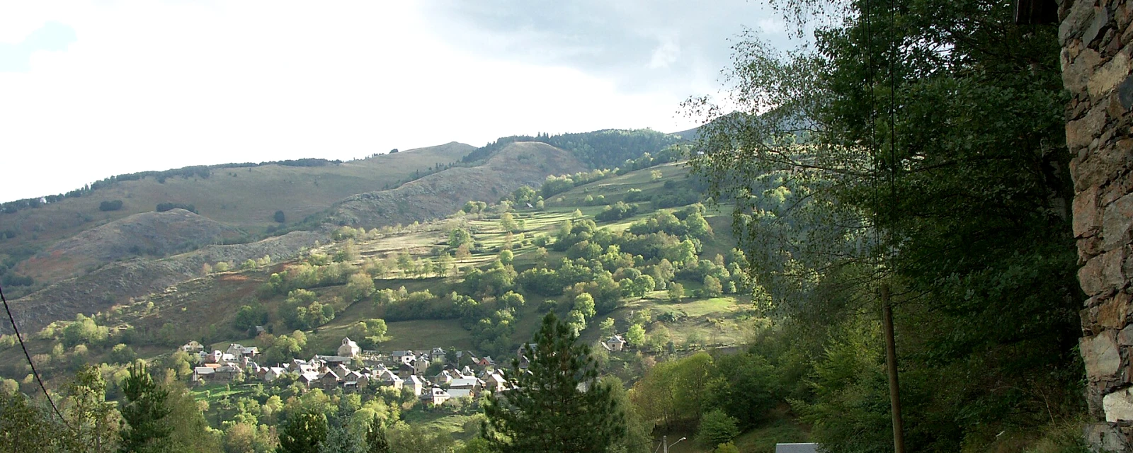 Vue de Gouaux-de-Luchon, Haute-Garonne