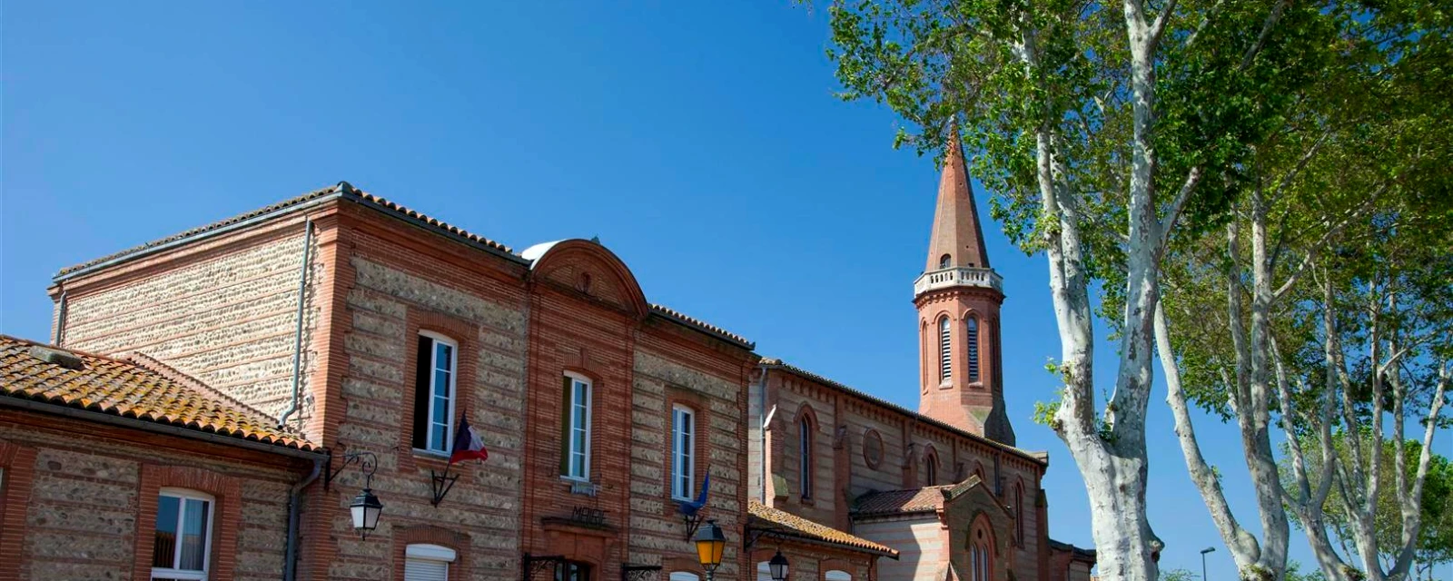 Vue de Labarthe-sur-Lèze, Haute-Garonne