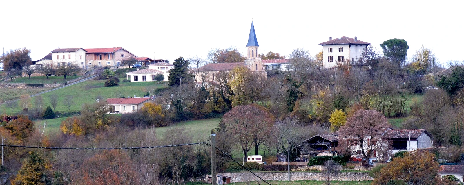 Vue de Laffite-Toupière, Haute-Garonne