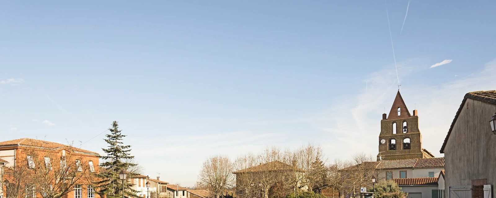 Vue de Saint-Cézert, Haute-Garonne