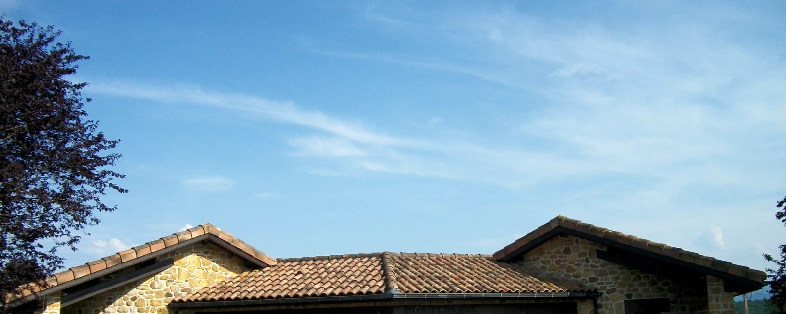 Vue de Villeneuve-Lécussan, Haute-Garonne