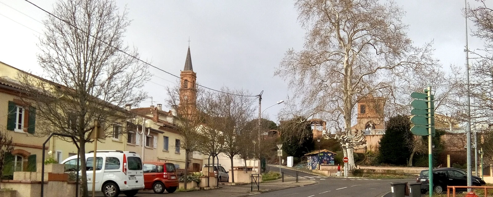 Vue de Villeneuve-Tolosane, Haute-Garonne