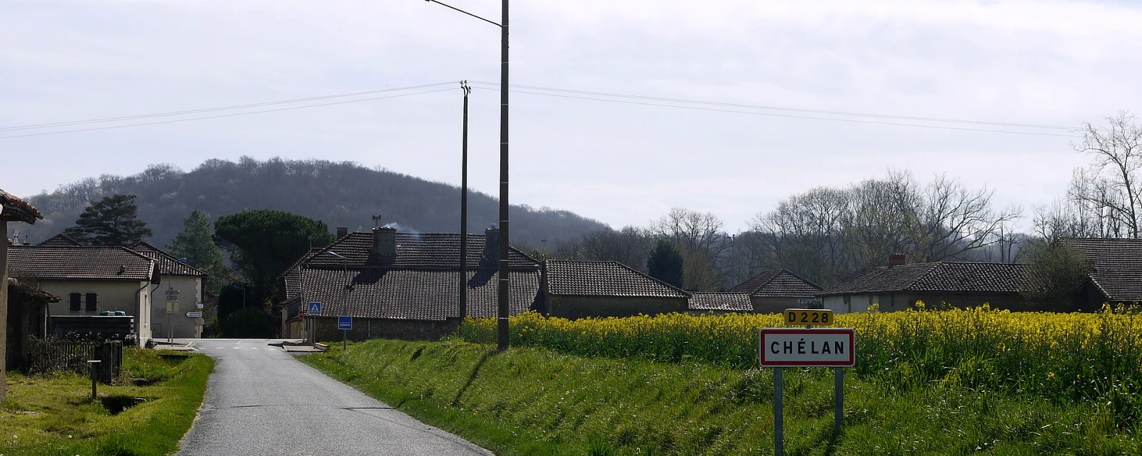 Vue de Chélan, Gers