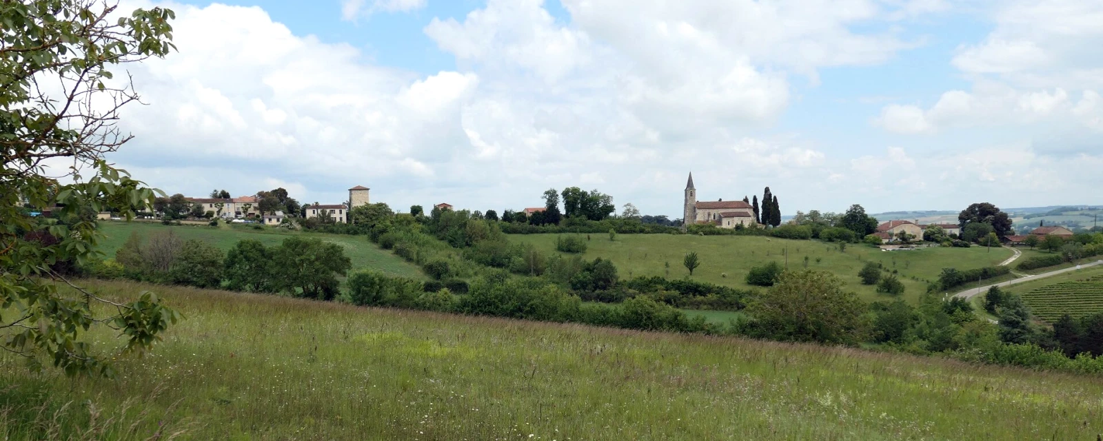Vue de Justian, Gers