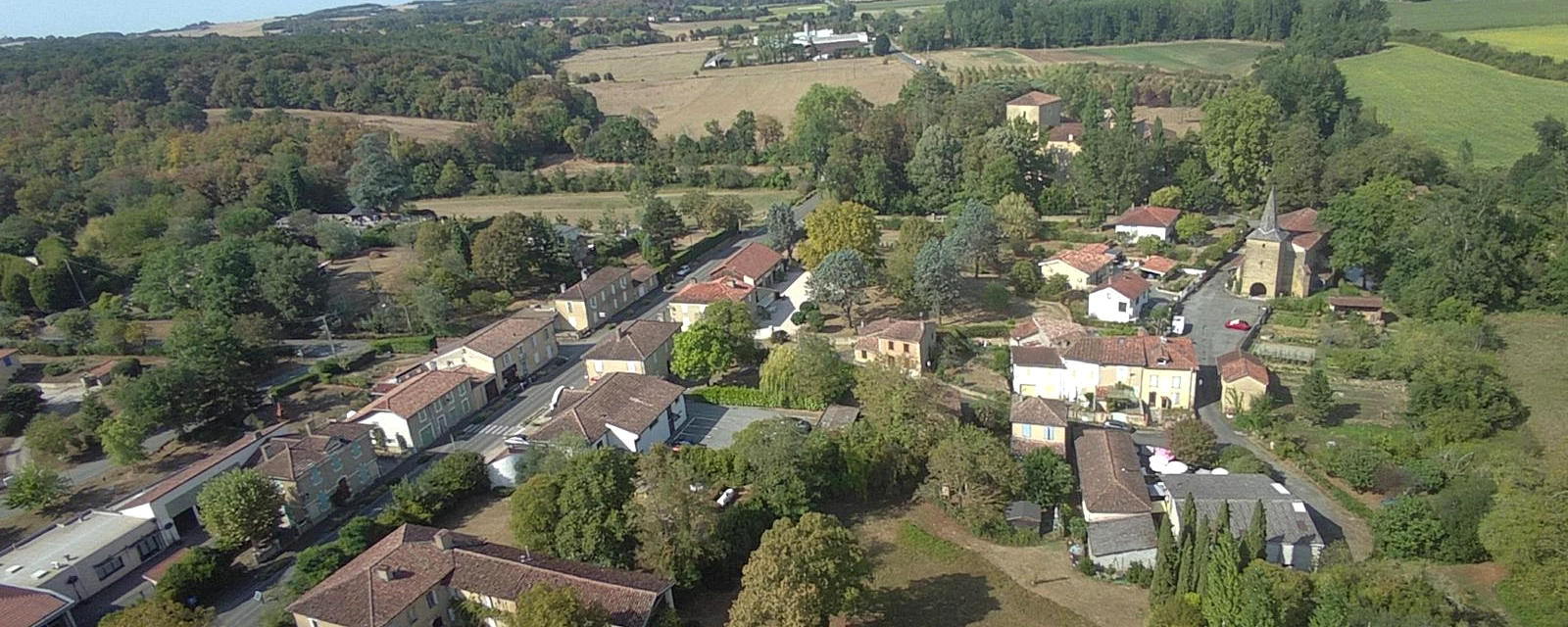 Vue de Ornézan, Gers