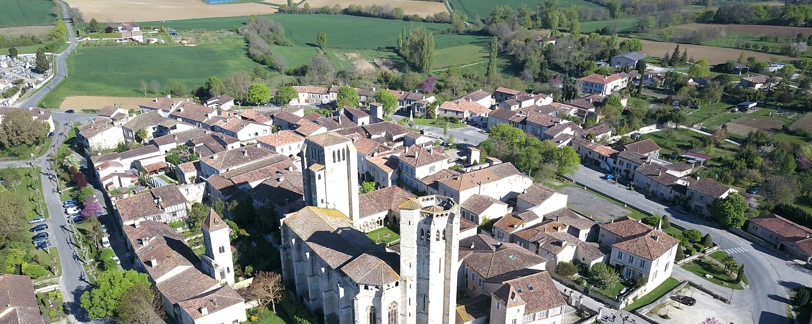 Vue de La Romieu, Gers