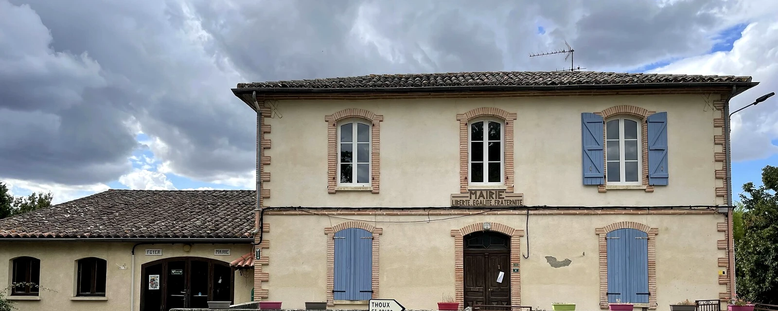 Vue de Roquelaure-Saint-Aubin, Gers