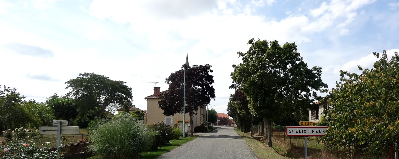 Vue de Saint-Élix-Theux, Gers