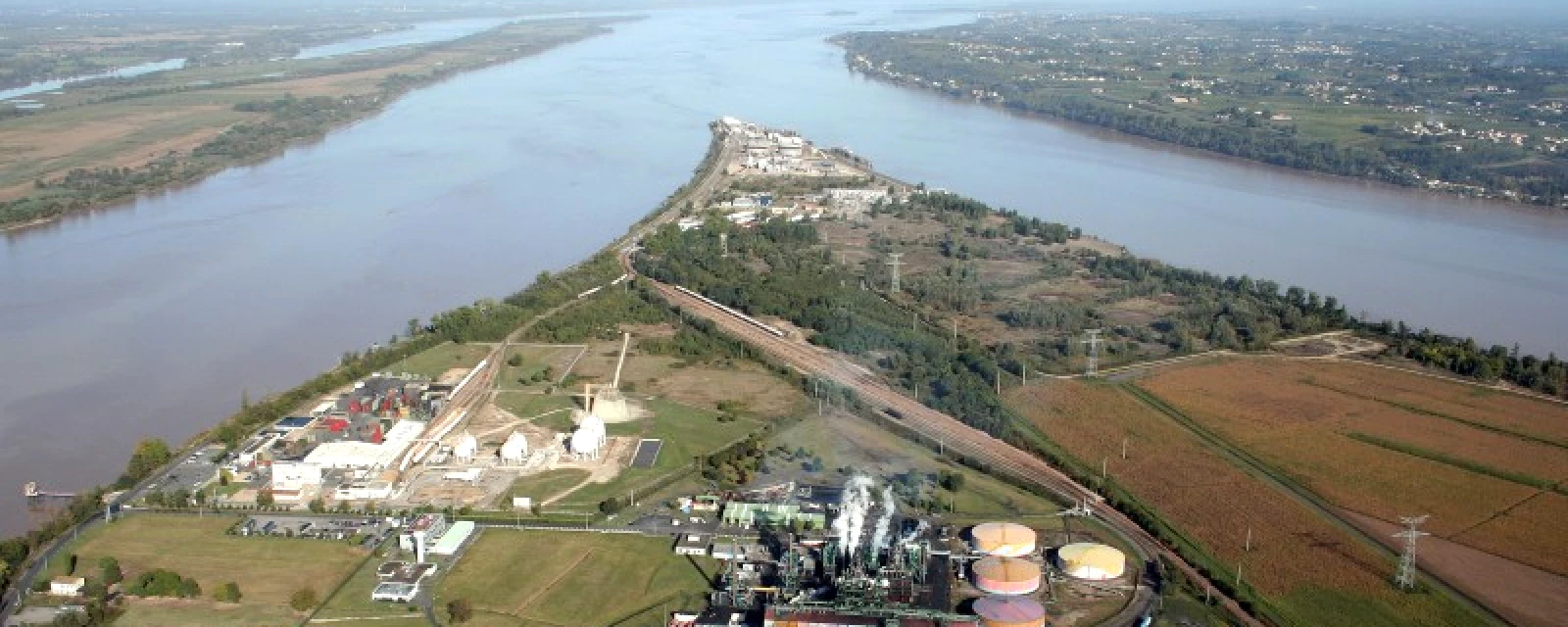 Vue de Ambès, Gironde