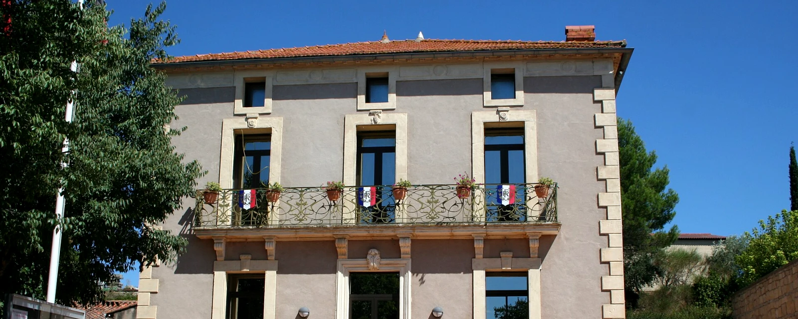 Vue de Abeilhan, Hérault