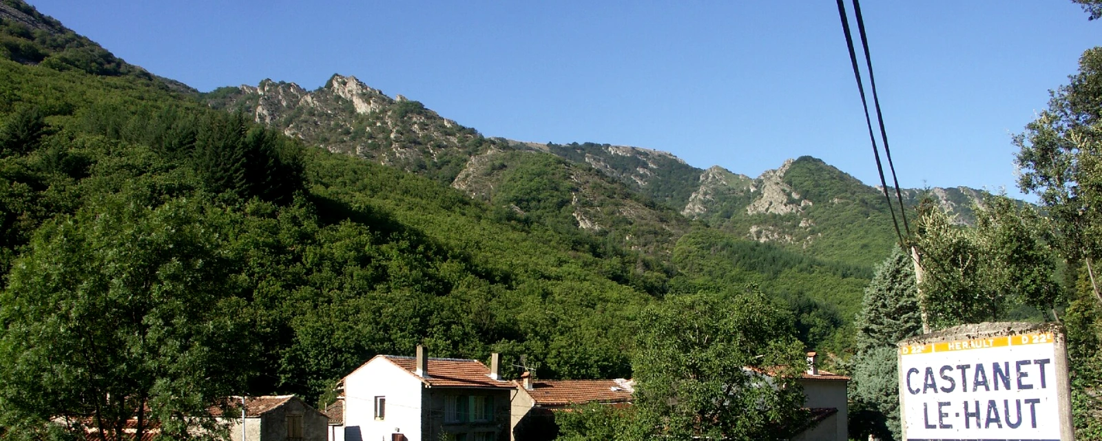 Vue de Castanet-le-Haut, Hérault