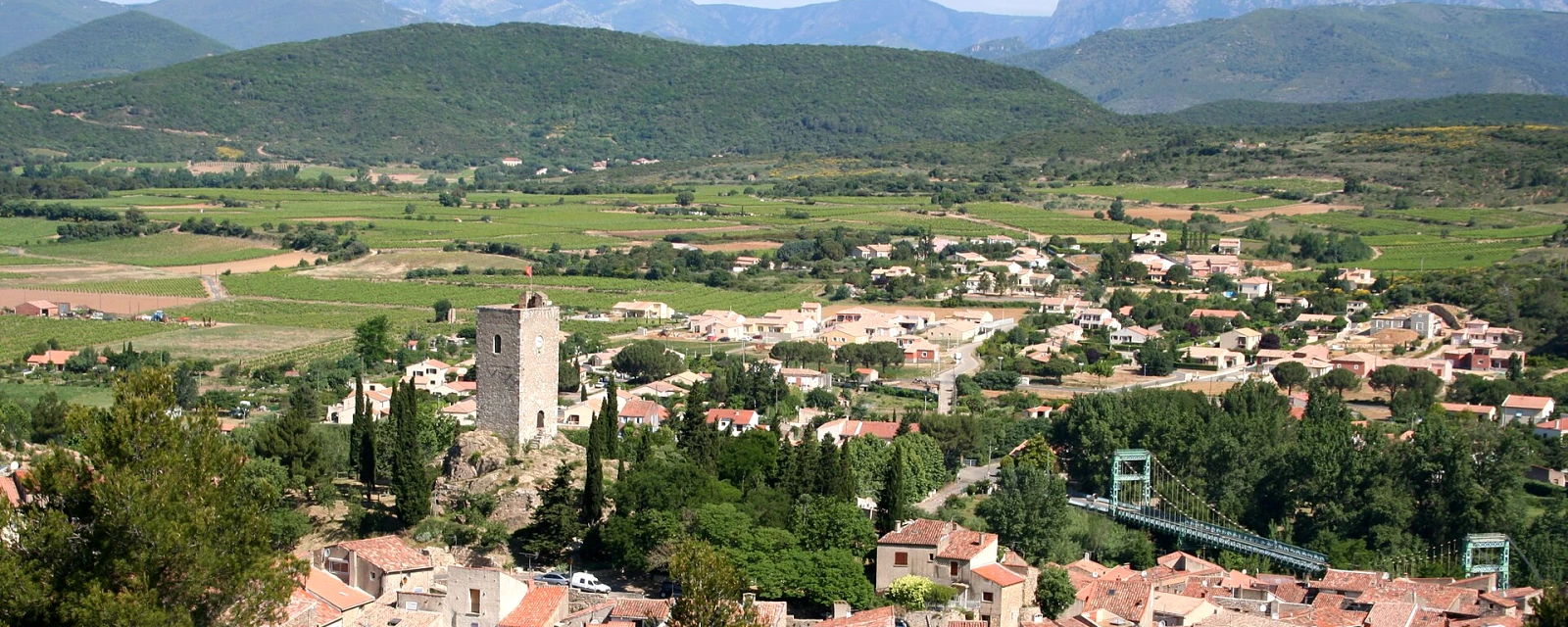Vue de Cessenon-sur-Orb, Hérault