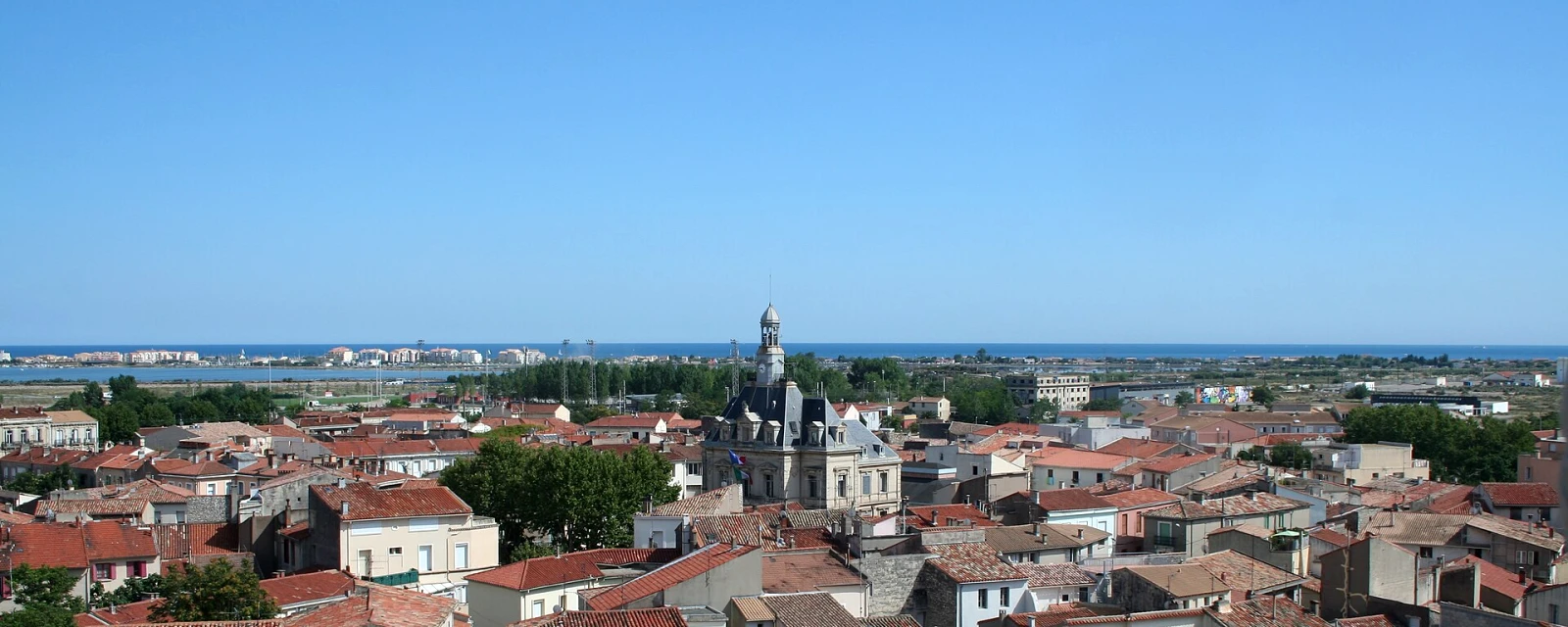 Vue de Frontignan, Hérault