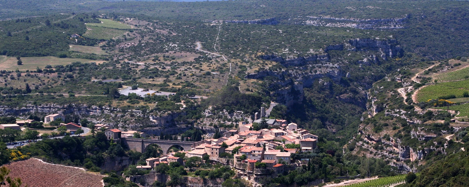 Vue de Minerve, Hérault