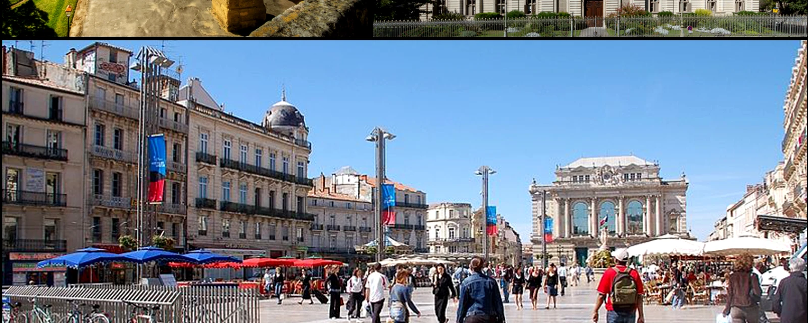 Vue de Montpellier, Hérault