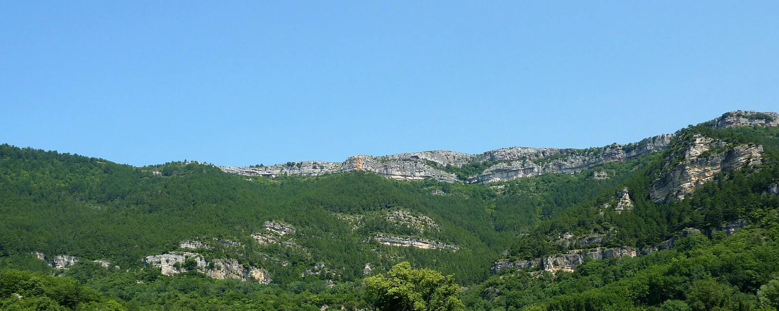 Vue de Saint-Étienne-de-Gourgas, Hérault
