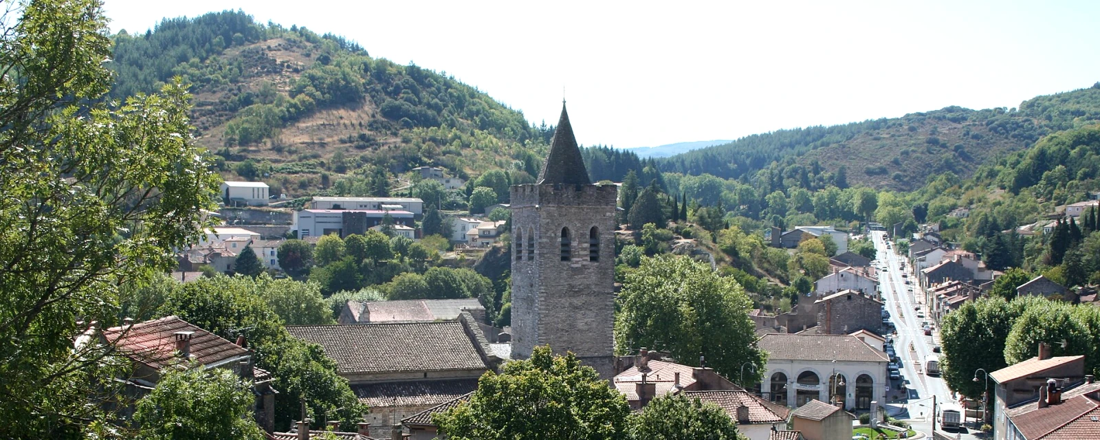 Vue de Saint-Pons-de-Thomières, Hérault