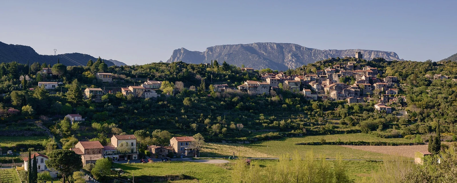 Vue de Vieussan, Hérault